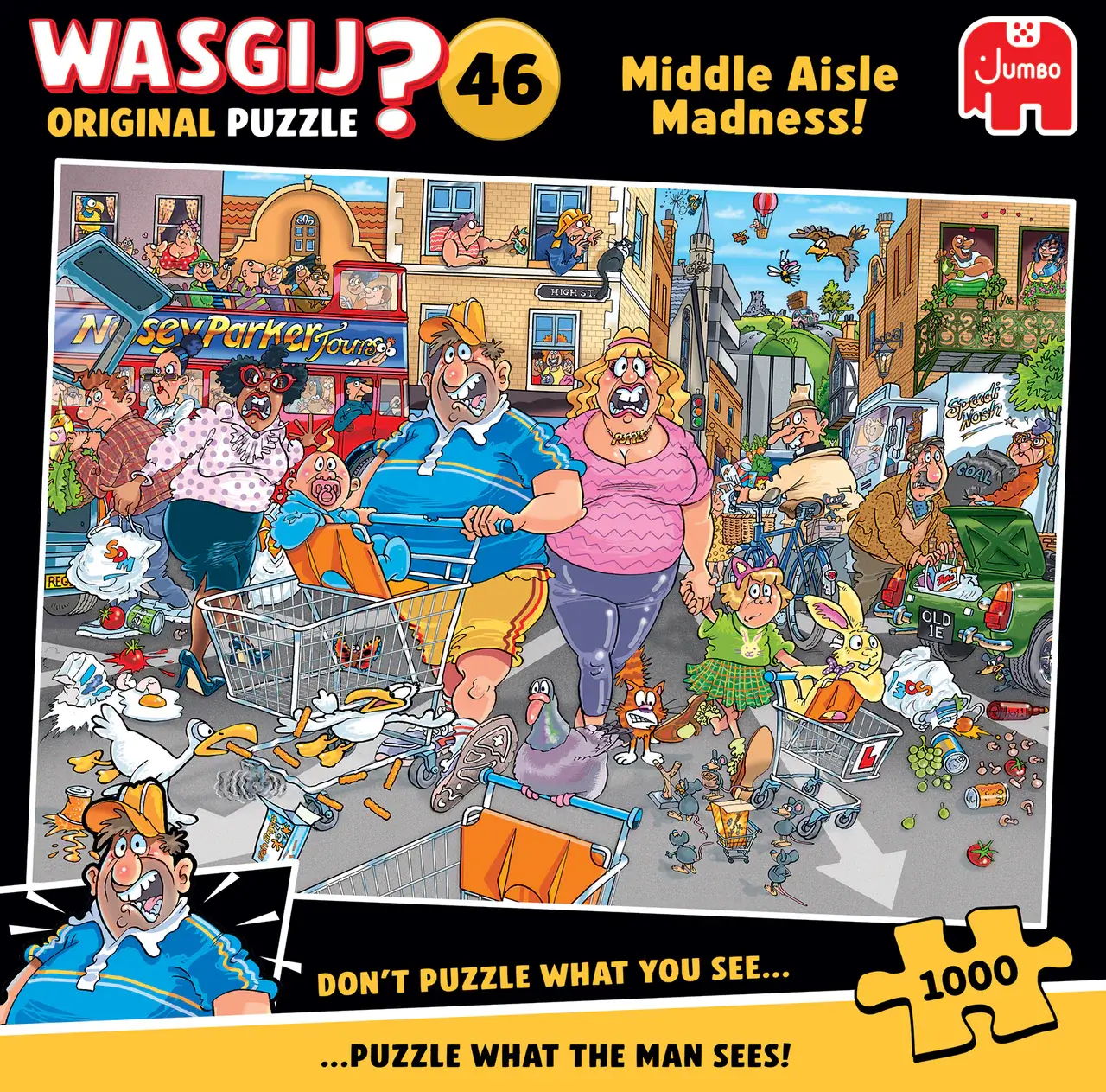 Wasgij? Original 46 Middle Aisle Madness! 1000pc Puzzle
