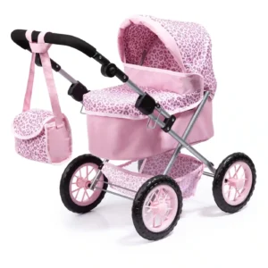 Bayer Doll Pram Trendy Leopard Print