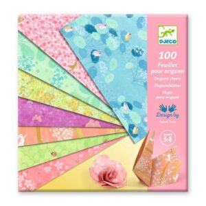 Djeco DJ9303 Haru 100 Origami Sheets by Petit Pan