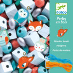Djeco DJ9807 Wooden Beads Small Animals