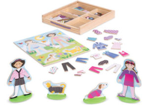 M&D Best Friends Magnetic Dress Up Play Set