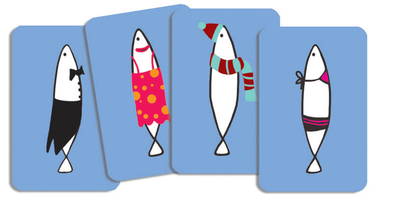 Djeco DJ5161 Sardines Card Game