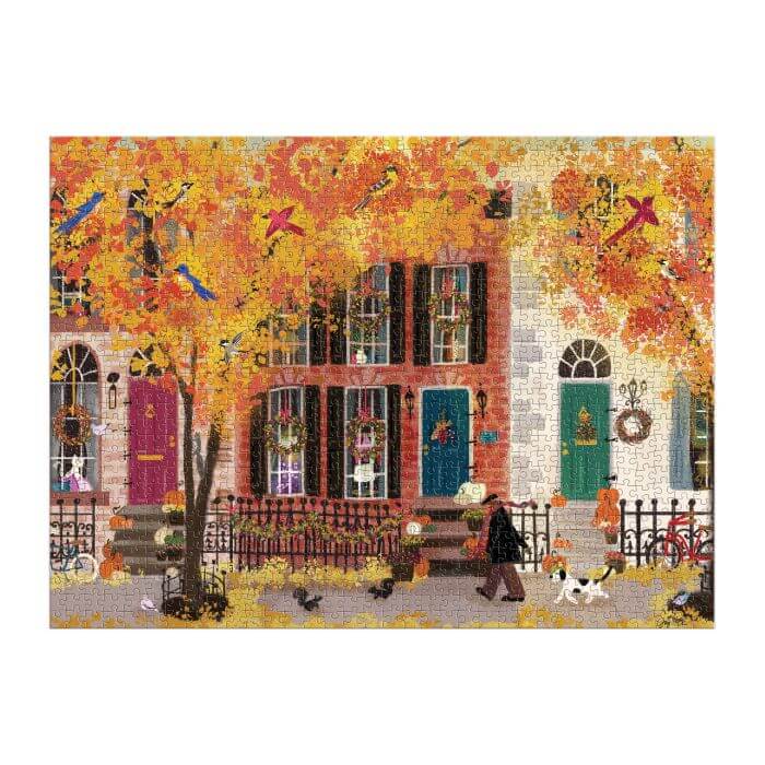 Joy Laforme Autumn in the Neighborhood Puzzle­1000pc