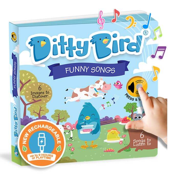 Ditty Bird Funny Songs Sound Book (USB-C)