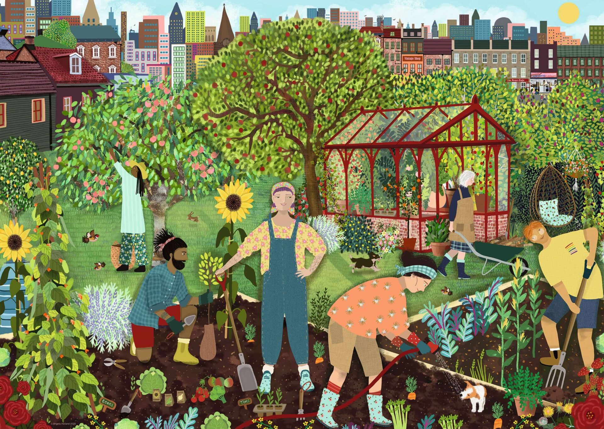 Ravensburger The Allotment Puzzle 1000pc