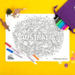RE-FUN-ABLE Colouring Set - Australia