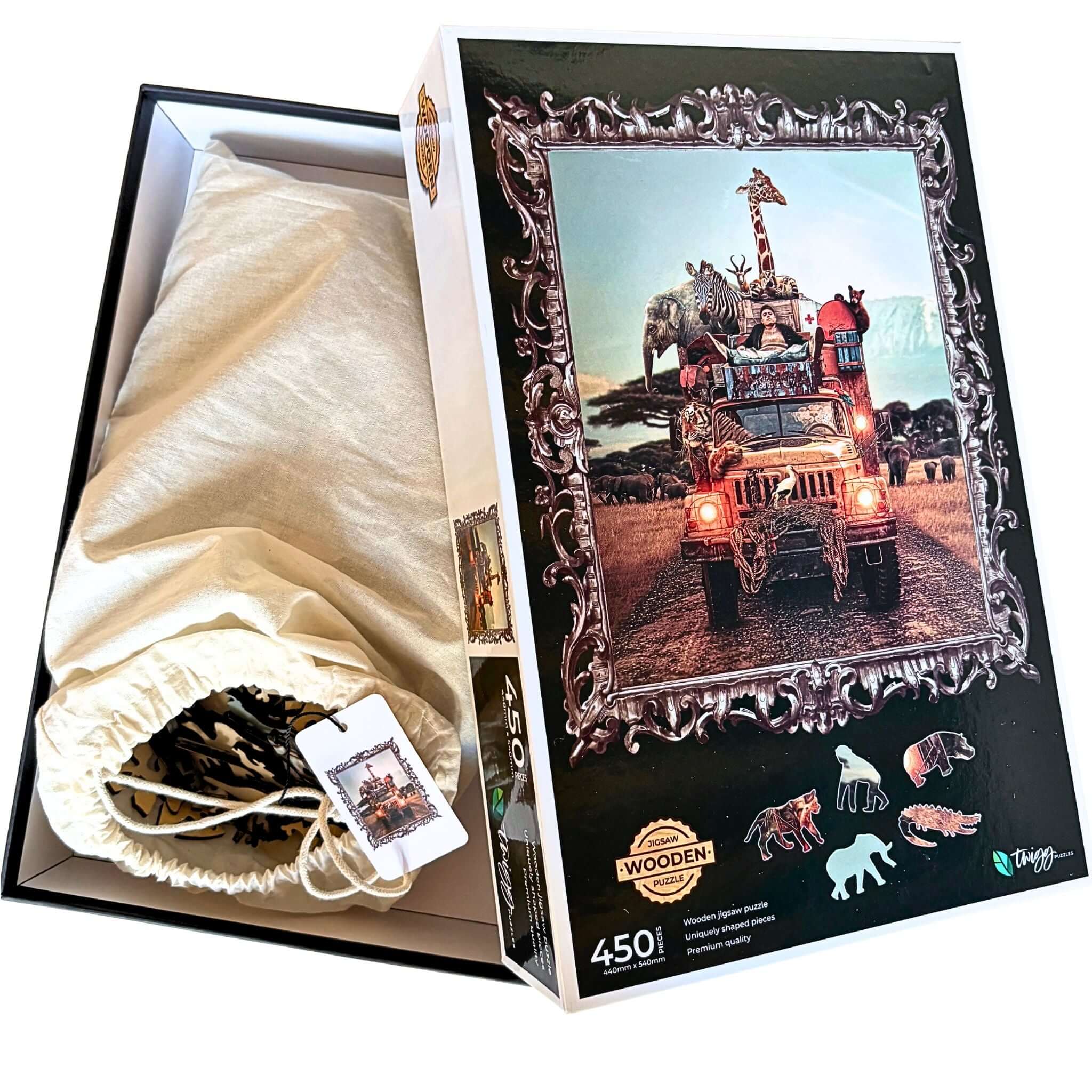 Twigg Puzzles Safari Dream 450pc Wooden Puzzle