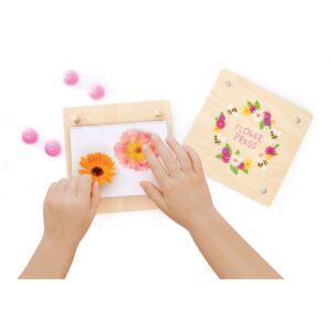 Wooden Flower Press Garden Friends