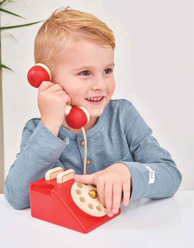 Le Toy Van LETV323 Vintage Wooden Phone