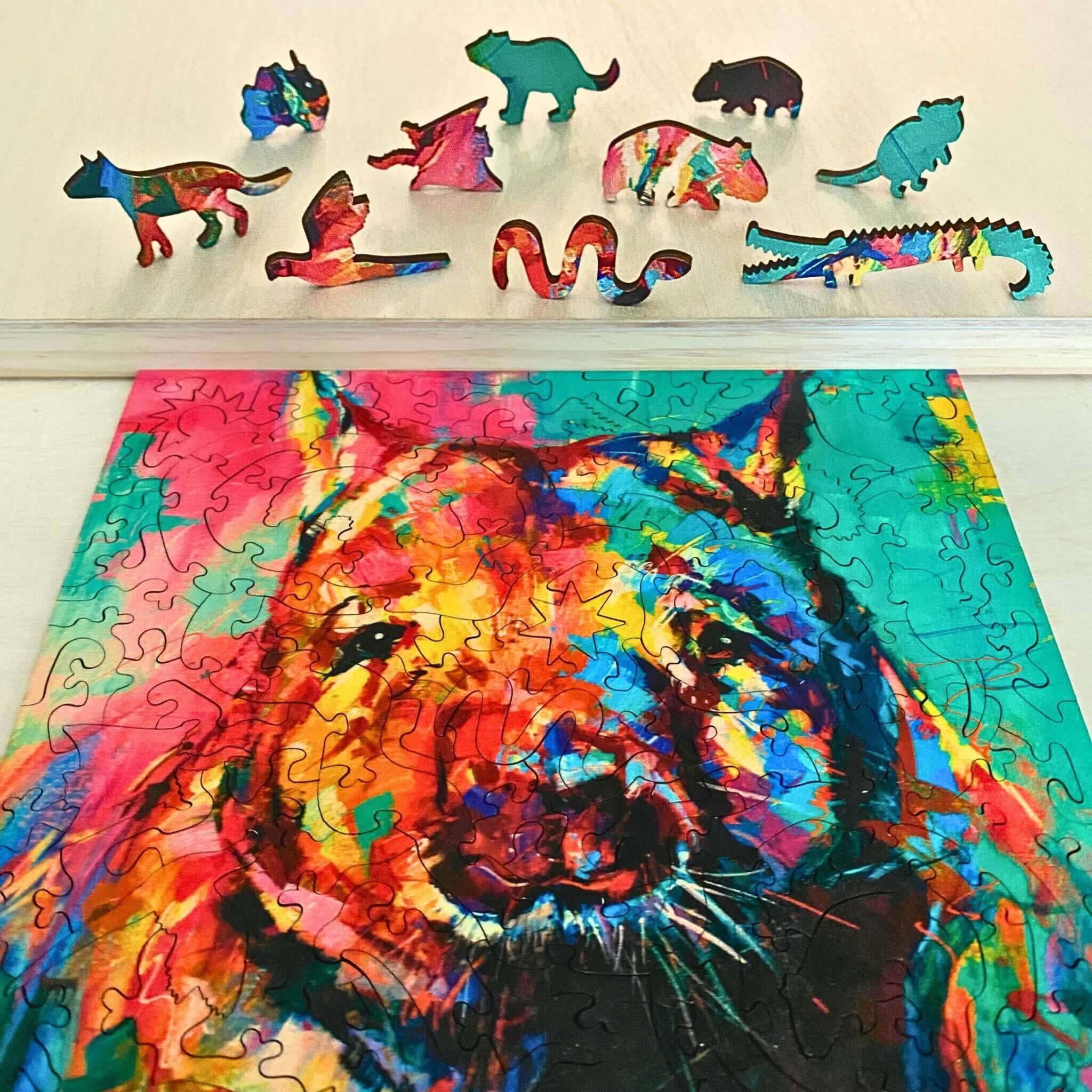 Twigg Puzzles Wombat 123pc Wooden Puzzle