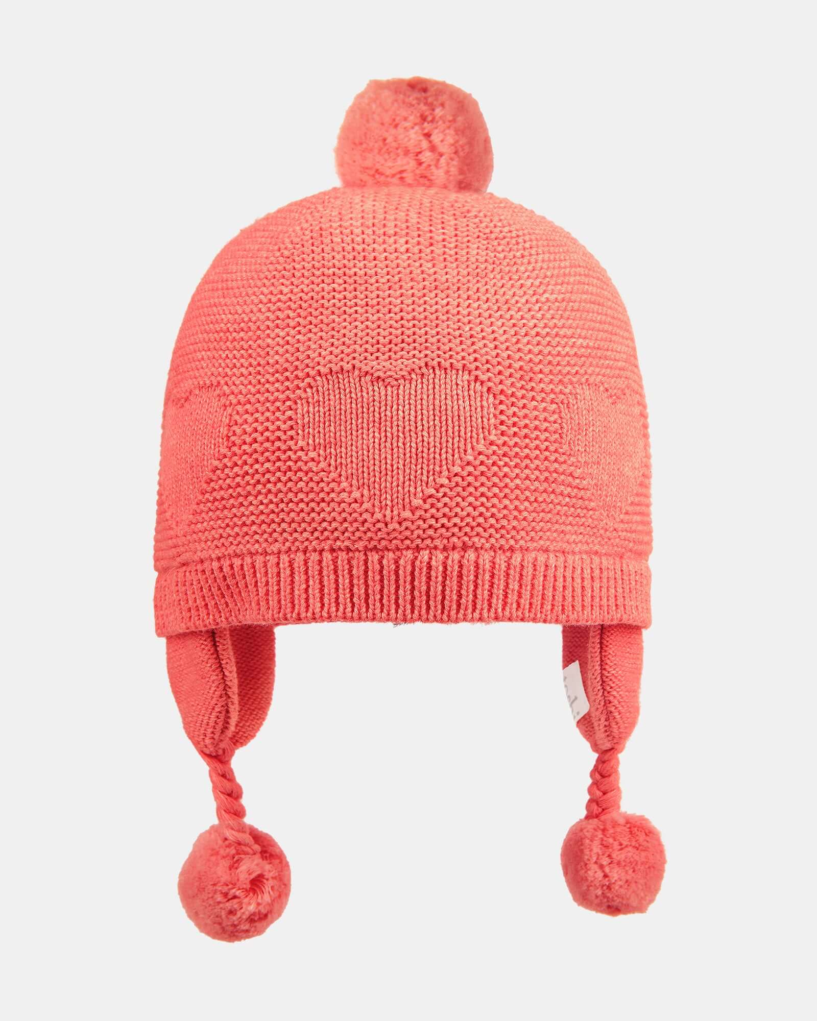 Organic Earmuff Heart/Paprika / S