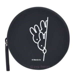 Miffy Black Round Pouch