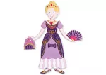 M&D Princess Reusable Puffy Stickers Play Set 67pc