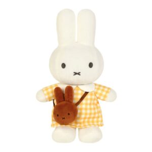 Miffy Plush Yellow Checkered Dress with Melanie Bag