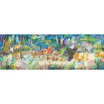 Djeco DJ7682 Woods Music Band Gallery Puzzle with Poster 200pc