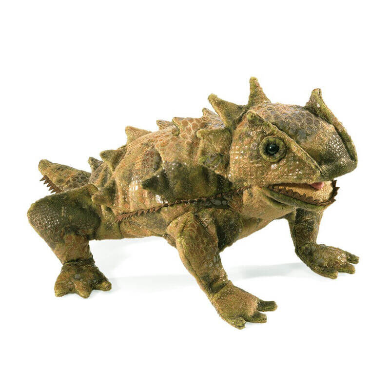 Folkmanis Horned Lizard Puppet Folkmanis Horned Lizard Puppet