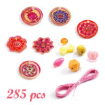 Djeco DJ9854 Fancy Flower Bead Set