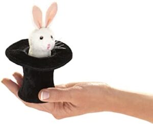 Folkmanis Mini Bunny Rabbit Finger Puppet
