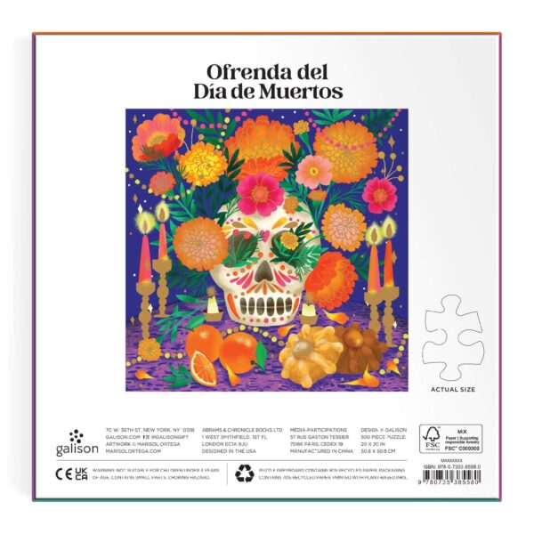 Ofrenda del Día de Muertos Foil Puzzle­ 500pc
