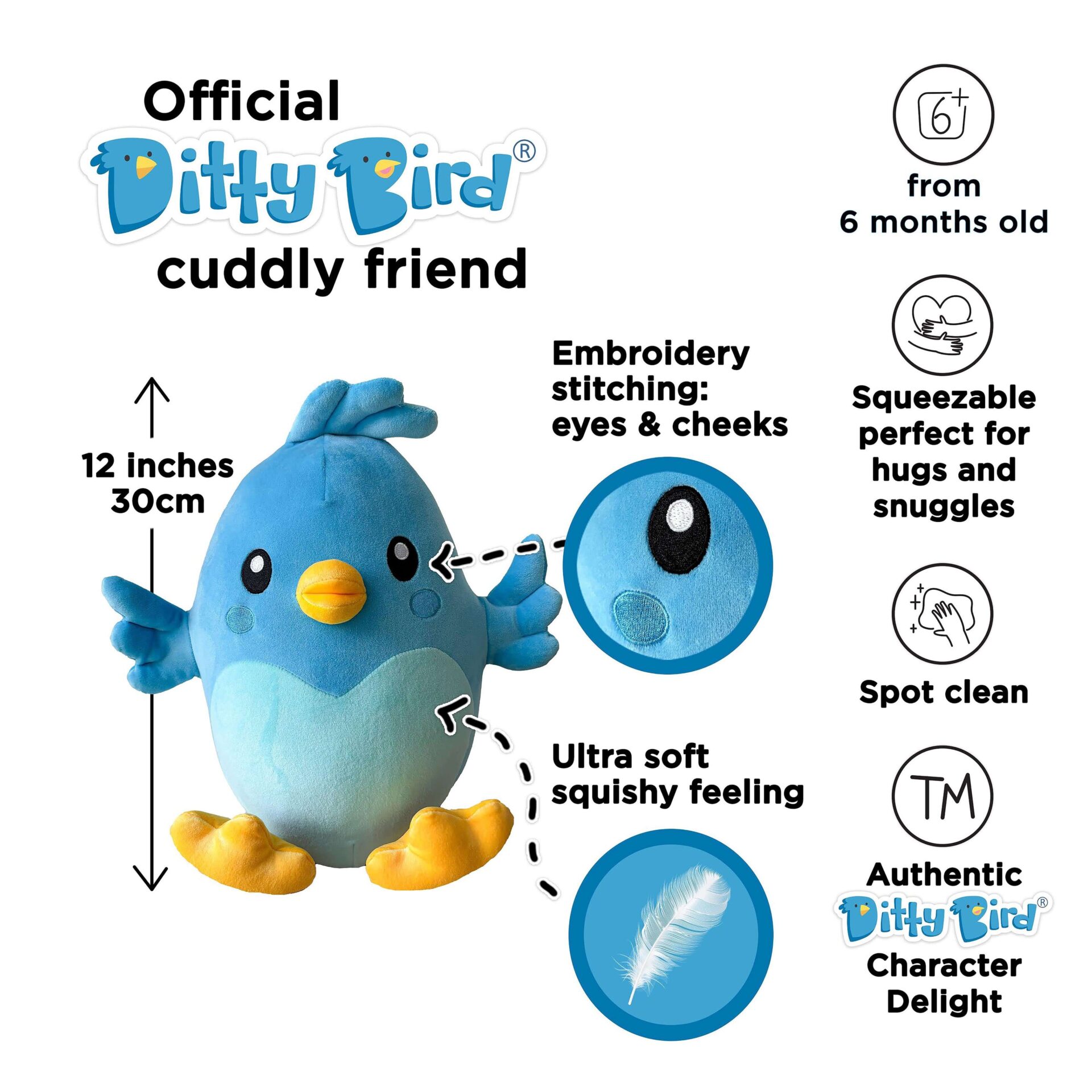 Ditty Bird Plush­ 30cm