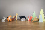Tender Leaf Woodland Fox Wooden Figurine
