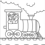 My First Colouring In Book Things that Go