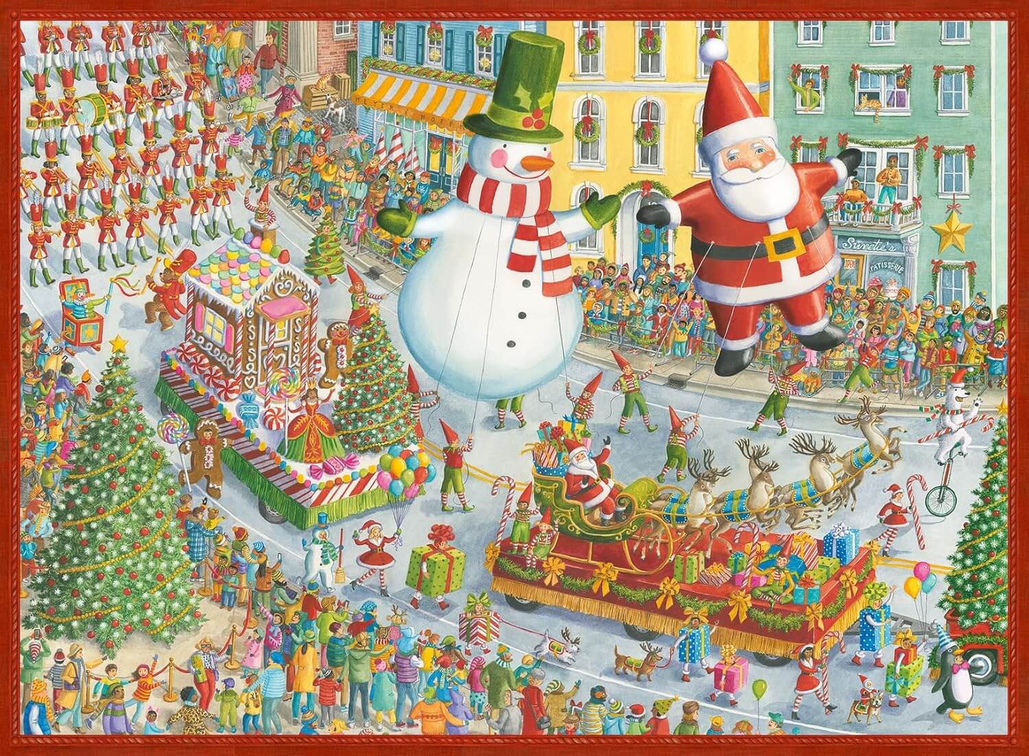 Ravensburger Here Comes Christmas Puzzle 500pc