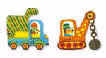 Djeco DJ8170 Vehicles Puzzle 2pc