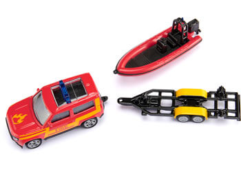 Siku 1608 Land Rover Defender With Boat