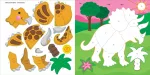 First Colour By Stickers Dinosaur Book