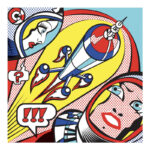 Djeco DJ9376 Inspired By Superheroes Roy Lichtenstein-Felt Brushes