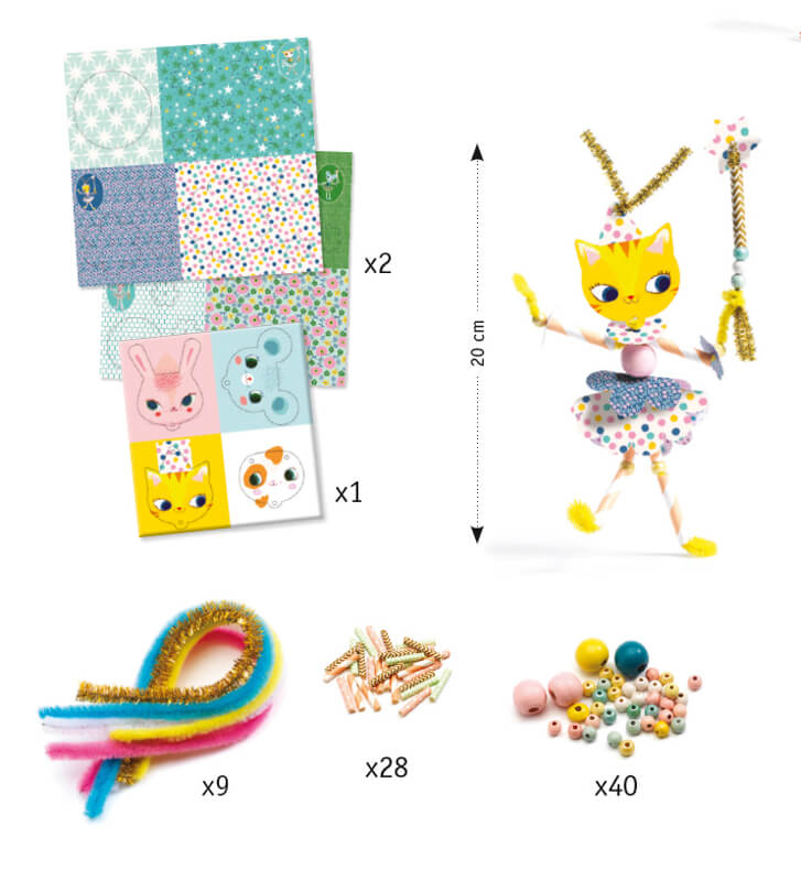 Djeco DJ8976 My Fairies Threading Kit
