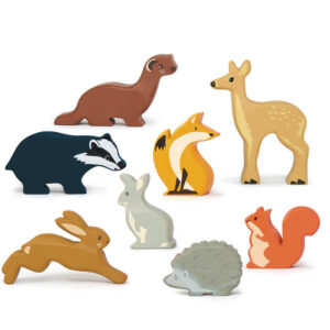 Tender Leaf Woodland Red Squirrel Wooden Figurine