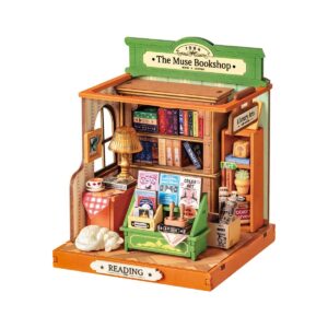 DIY Miniature House Muse Bookshop