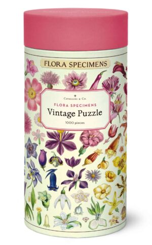 Cavallini Vintage Flora Specimens Puzzle 1000pc