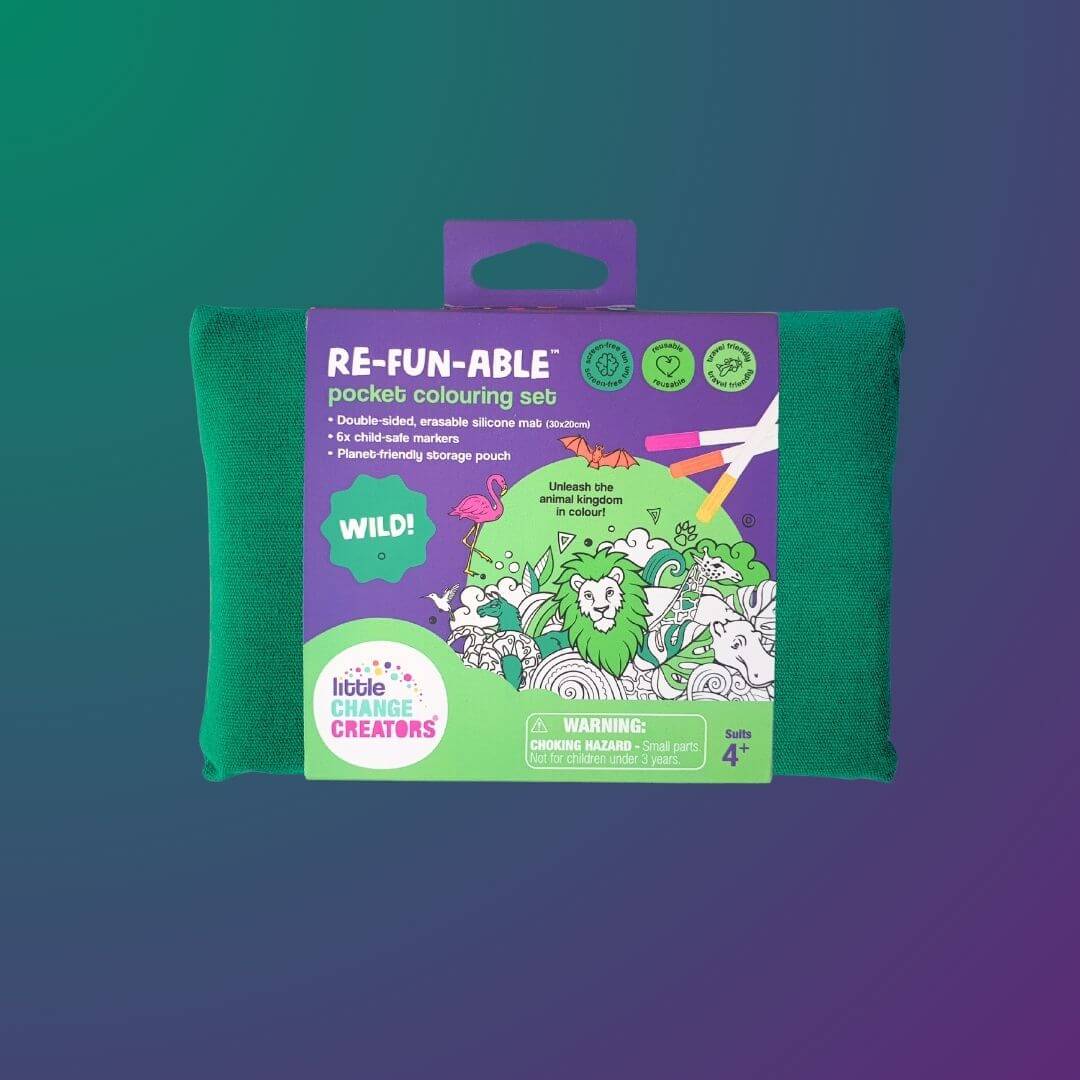 RE-FUN-ABLE Pocket Colouring Set - Wild