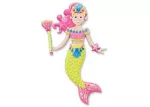M&D Reusable Puffy Stickers Mermaid