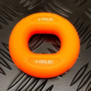 Orange Fidget & Grip Exerciser Ring