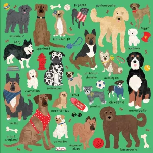 Mudpuppy Doodle Dogs Puzzle 500pc
