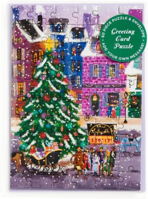 Christmas Square Greeting Card Puzzle