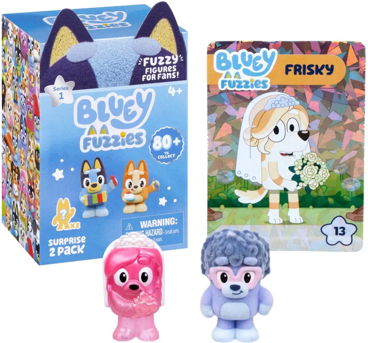 Bluey Fuzzies 2Pk Surprise S15
