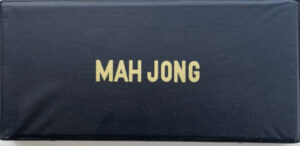 Mahjong 20cm Travel Set Black Vinyl Case