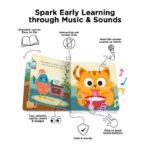 Ditty Bird Cute Animals Touch, Feel & Listen Sound Book (USB-C)