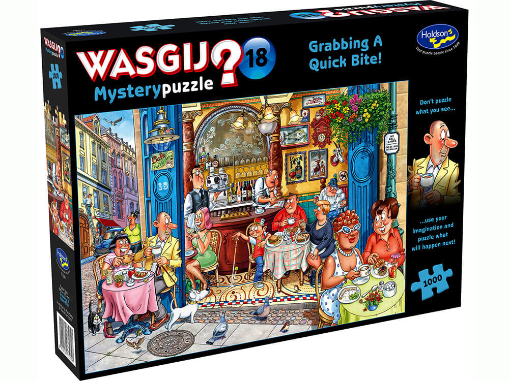Wasgij? Mystery 18 Grabbing a Quick Bite! Puzzle 1000pc Imagine If