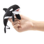 Folkmanis Mini Orca Whale Finger Puppet
