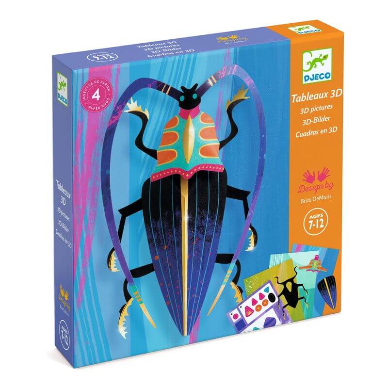 Djeco Make 3D Paper Bugs Workshop Djeco Make 3D Paper Bugs Workshop