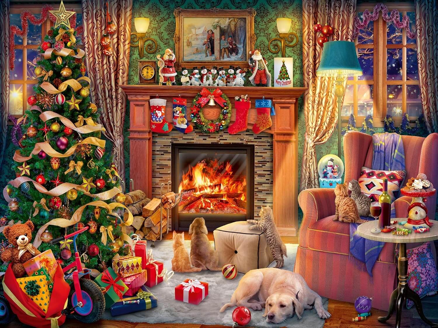 Ravensburger Christmas Eve Puzzle Puzzle 1500pc