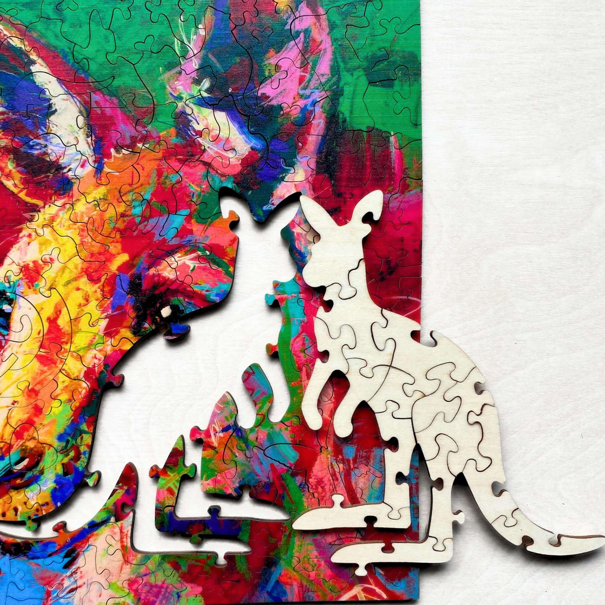 Twigg Puzzles Clive the Kangaroo 147pc Wooden Puzzle