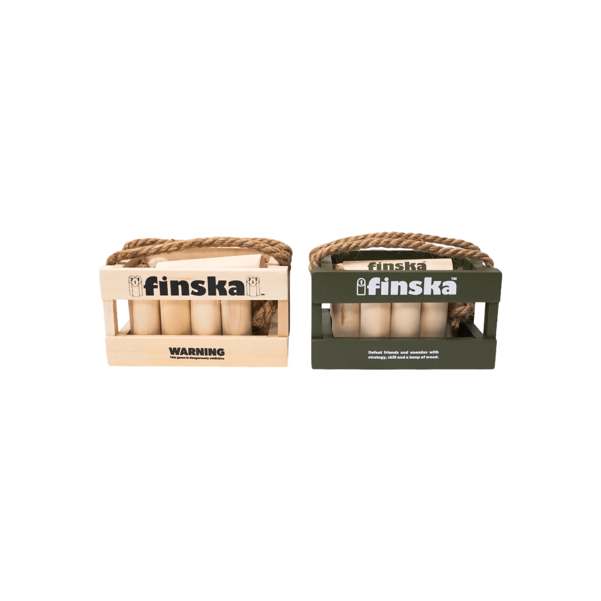 Planet Finska Mini Wooden Game (Moss Green)