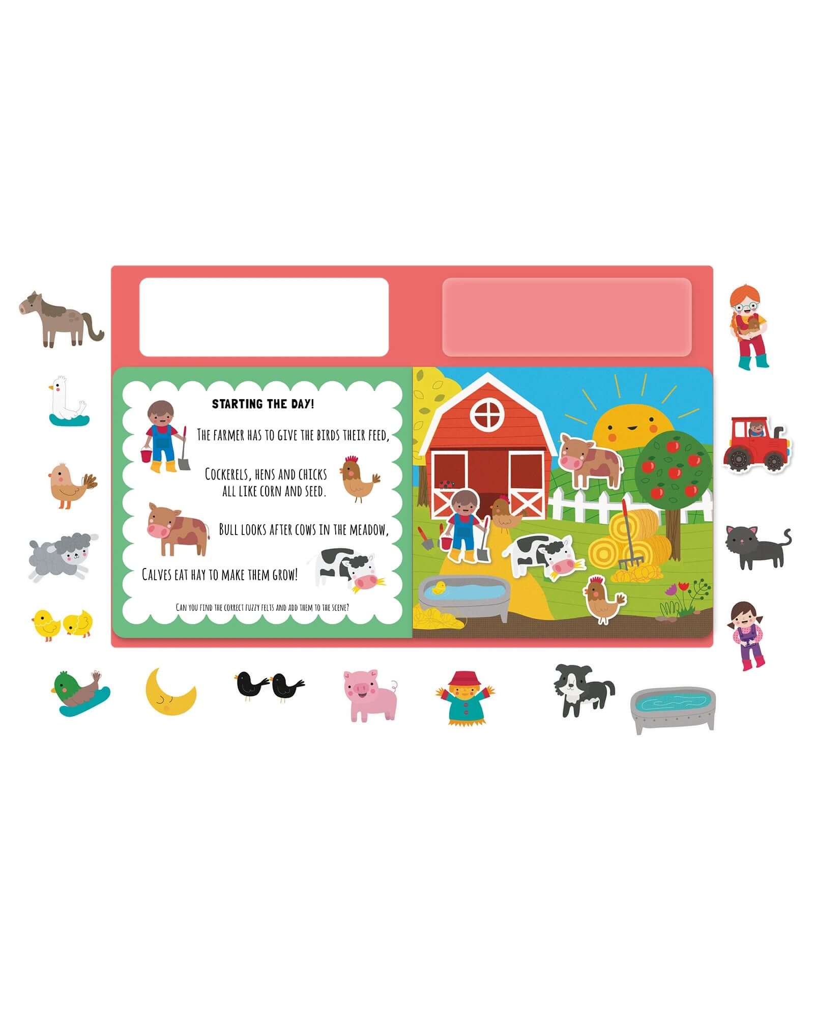Felt Friends Hello Farmyard! Felt Book